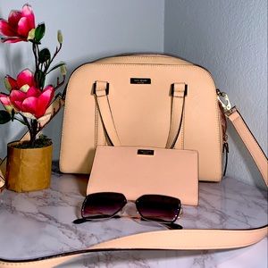 Brand New light pink Kate Spade purse and wallet.